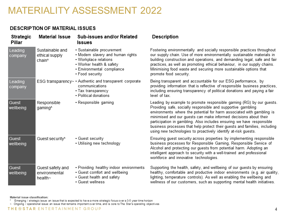 Materiality Assessment - Slide 4